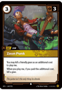 Zaun Punk Common Spiritforged 160/221 NM